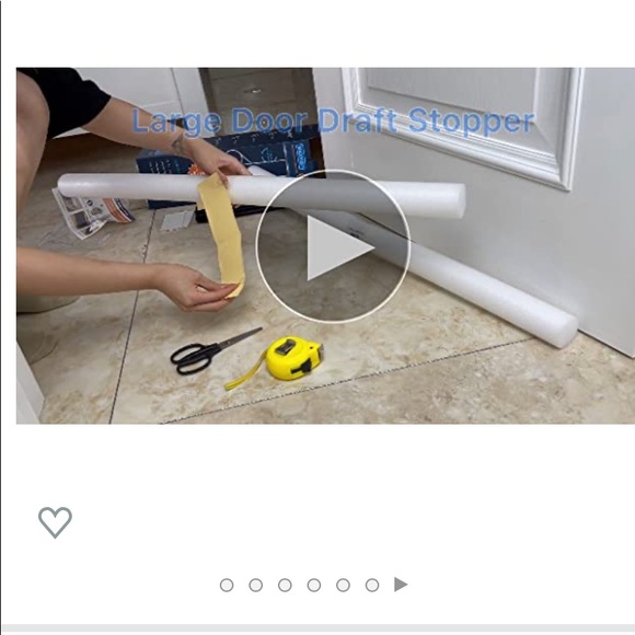 Holikme NIP Grey Door Draft Guard 36” - Picture 9 of 9